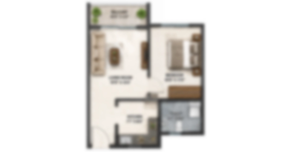 Trimbak Panvel 1 BHK Floor Plan
