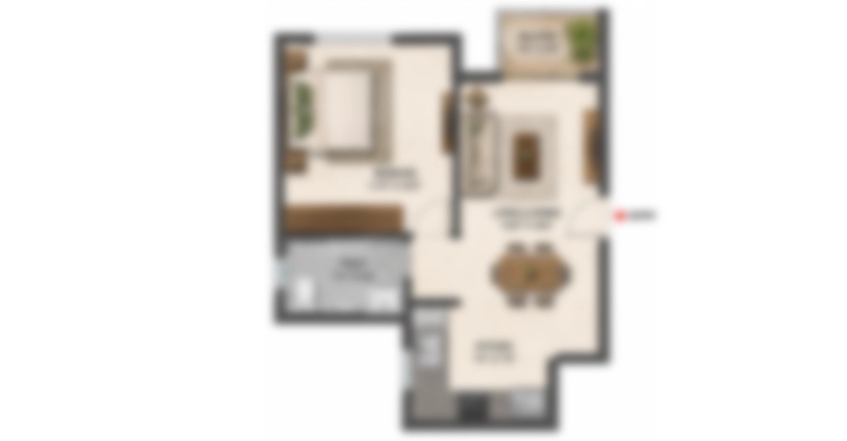 Trimbak Panvel 2 BHK Floor Plan